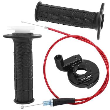 Imagem de YOFMOO Conjunto de cabos de cabo de acelerador de acelerador de torção para 50cc 60cc 66cc 90cc 110cc 125cc 150cc-190cc 4 tempos Pit Dirt Mini Pocket Bike ATV Quad Scooter XR50 XR70 CRF50 CRF70 7/8"