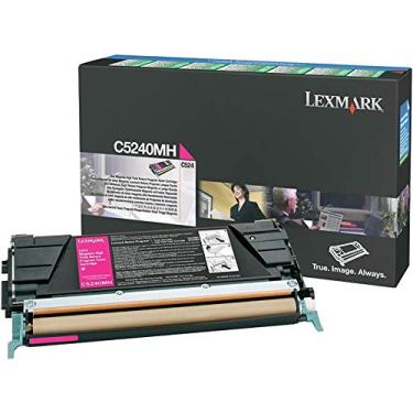 Imagem de LEXC5240MH - Lexmark Magenta cartucho de toner de alto rendimento com programa de retorno