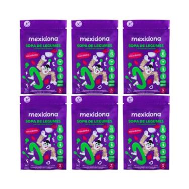 Imagem de Kit com 6 Sopas de Legumes com Brócolis e Letrinhas de 90g cada - Mexidona