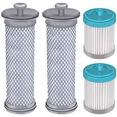 Imagem de Filtro de substituição para aspirador de pó sem fio Tineco A10 A11 Hero, A10 A11 Master, PURE ONE S11, PWRHERO11 Snap, 2 pré-filtros e 2 filtros HEPA