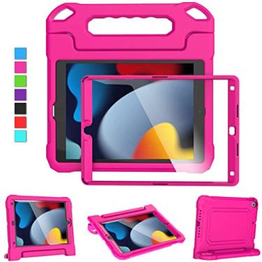 Imagem de MOXOTEK Capa infantil para iPad 9ª/8ª/7ª geração, 10,2 polegadas 2021/2020/2019, capa para iPad Air 3ª geração/Pro 10,5 polegadas, capa durável à prova de choque com protetor de tela para iPad 10.2 e