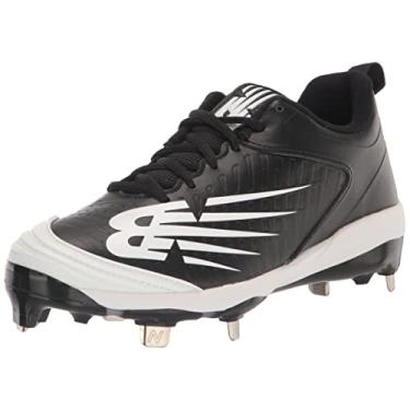 Imagem de New Balance Tênis feminino de softbol Fuse V3 Metal Pitch, Preto/preto, 5.5