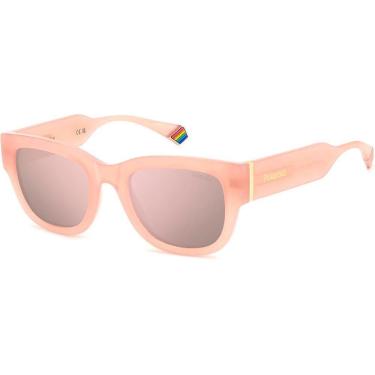 Imagem de Óculos de Sol Polaroid 6213 S X 35J 51JQ Rosa Polarizado - Rosa - Único - Feminino-Feminino