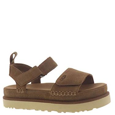 Imagem de UGG Sandália feminina Goldenstar, Camurça castanha, 8