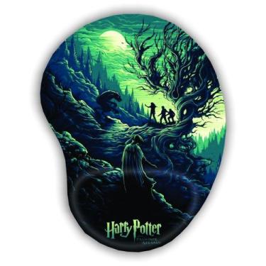 Imagem de Mouse Pad  com apoio de pulso Prisioneiro de Azkaban HP - JDM, Cena fl