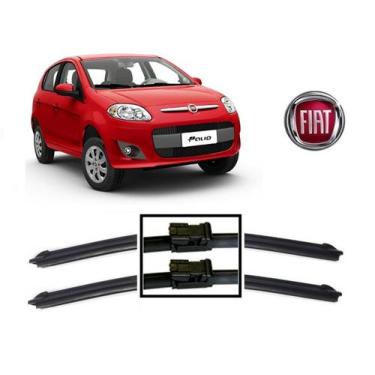 Imagem de Par de Palhetas Limpador de Parabrisa Dianteiro Novo Fiat Palio ano 20