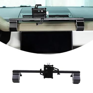 Imagem de Painel de instrumentos de carro com acabamento para suporte de telefone móvel para Land Rover Defender 90 110 2022 2023 controle central saída de ar multifuncional para celular