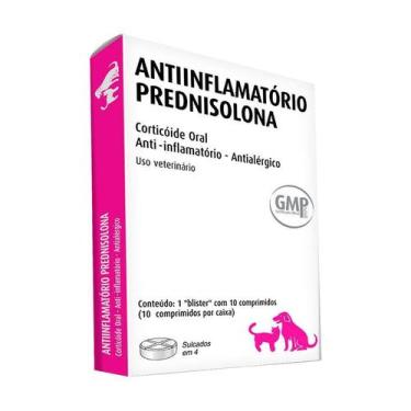 Imagem de Anti-inflamatório Prednisolona para Cães e Gatos 10 Comprimidos - Prog