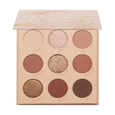 Imagem de Colourpop Paleta de sombras Nude Mood - Paleta marrom e cobre com acabamentos metálicos e foscos - Maquiagem para os olhos de alto pigmento com uma fórmula de longa duração (8,5 g)