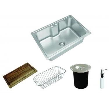 Imagem de Cuba Inox Premium Com Acessórios Ghelplus 63x44x20cm