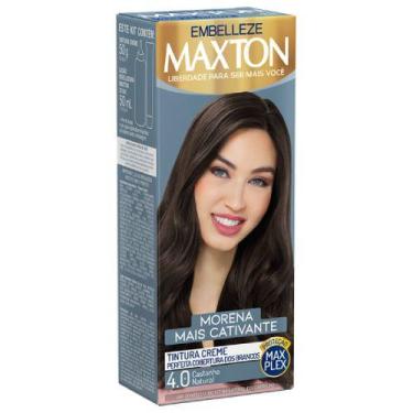 Imagem de Tintura de cabelo maxton (1 unidade - cor a excolher), 4.0 CAstanho Me