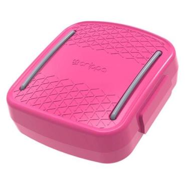 Imagem de Porta Cotonetes Portátil Rosa para Viagem Acessórios com Elástico Inte