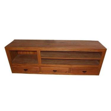 Imagem de Rack Rústico de Demolição com 3 Gavetas e 3 Nichos - Made Wood