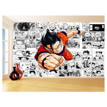 Imagem de Papel De Parede 3D Dragon Ball Goku Gohan Anime 3,5M Dbz715 - Você Dec
