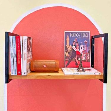 Imagem de Prateleira de Ferro e Madeira Industrial de Parede Style 1 Prateleira 