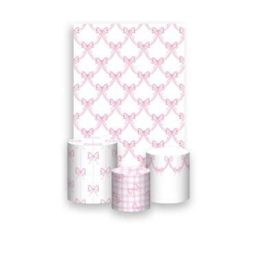 Imagem de Painel De Festa Vertical 1,50 x 2,20 + Trio De Capas Cilindro - Laços 