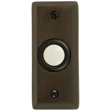 Imagem de Craftmade BS8-BZ Builder Surface Mount Retângulo Iluminado Campainha LED Botão de Pressão, Bronze (7 cm A x 4 cm L)