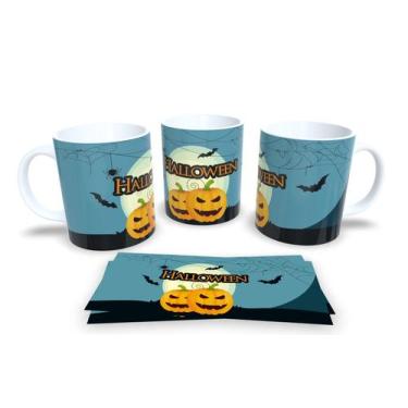 Imagem de Canecas de Porcelana Personalizadas Halloween - Estampa Sublimada, Mod
