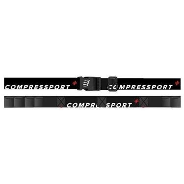 Imagem de Porta Número Numeral Compressport New Race Belt - Preto-Unissex