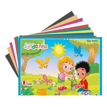 Imagem de Caderno Criativo Colore - 08 Cores - 32 folhas - Jandainha - JANDAIA