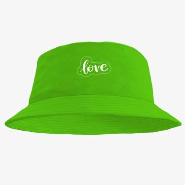 Imagem de Boné Chapéu Bucket Hat Estampado Love - MP Moda Masculina, Único, Verd
