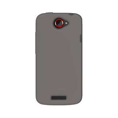 Imagem de Amzer AMZ93760 Capa de celular de silicone para HTC One S e T-Mobile HTC One S - 1 pacote - embalagem de varejo - cinza
