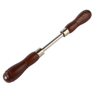 Imagem de O'SKOOL Burnisher raspador com haste de aço molibdênio cromado Ø3/8" x 3-1/16" e cabo duplo de madeira de faia