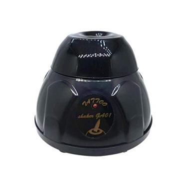 Imagem de Misturador de tinta de tatuagem, misturador elétrico de tinta de pigmento de tatuagem, 5200RPM Lab Vorte-x Mixer Agitador de pigmento de tatuagem para pigmento de pintura de tinta de tatuagem (preto)