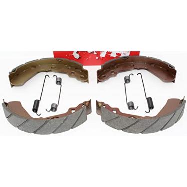 Imagem de (2 conjuntos) e molas de freio dianteiro com sulcos de água para quadriciclos Suzuki King Quad LTF 300 e 4WDX 4WD 1991-2002