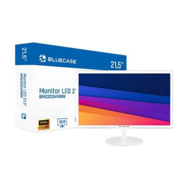 Imagem de Monitor Led Full HD 21,5 HDMI FullHD Branco Bluecase 75Hz