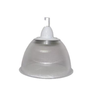 Imagem de Luminaria Prismatica Lunar Lls 16'' Branca Com Gancho - LUNAR LUX