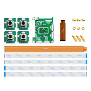 Imagem de Arducam Kit de Câmera Quádrupla com Autofoco de 16Mp para Raspberry Pi, Câmera Pi Sincronizada com Autofoco de 16Mp Imx519, Compatível com Nvidia Jetson Nano/Xavier Nx