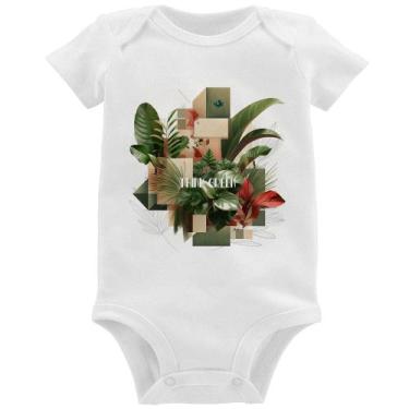Imagem de Body Bebê Think Green - Foca na Moda, Branco, M