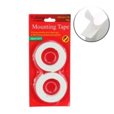Imagem de Fita Dupla Face 17mm X 1m 2 Peças de Espuma - DATERRA