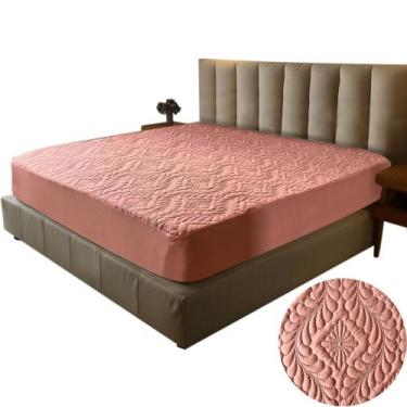 Imagem de Protetor Cama Casal Queen Colchão Box Matelado Varias Cores - ANNY SHO