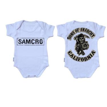 Imagem de body nenê criança roupa bebê Samcro sons of anarchy  harley - Empório 