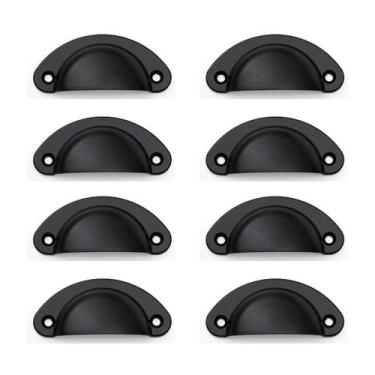 Imagem de 8 Puxador de Gaveta, Armário Móveis Modelo Concha Rustico - Compras Fá