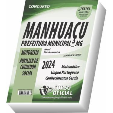 Imagem de Apostila Prefeitura de Manhuaçu - MG - Motorista - Auxiliar de Cuidado