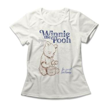 Imagem de Camiseta Feminina Ursinho Pooh - Studio Geek, 2G, Off white