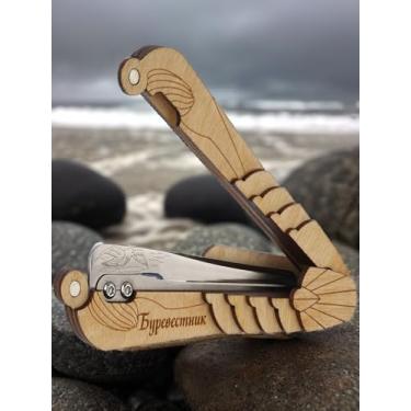 Imagem de Shamanicshop Harpa judaica/Shearwater hard - Um instrumento musical oral profissional em uma caixa de madeira (harpa de mandíbula) Belo som de excelente qualidade maultrommel russo original