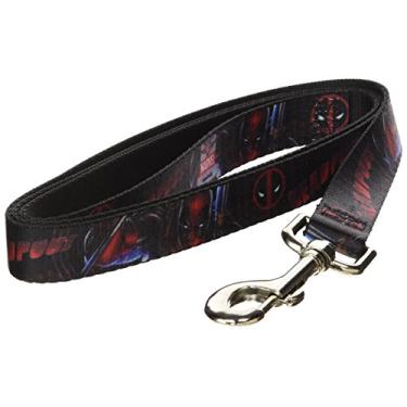 Imagem de Buckle-Down Coleira para animais de estimação - DEADPOOL/Pose/Logo2-1,22 m de comprimento - 2,54 cm (1") de largura