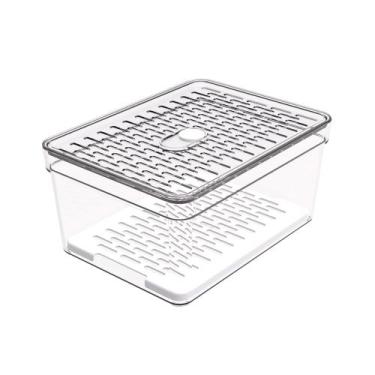 Imagem de Organizador De Geladeira Pequeno Frutas Legumes Com Grade - Crippa