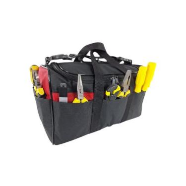 Imagem de Mala Bolsa Grande Para Ferramentas 13 Divisões Eletricista - Art Mania