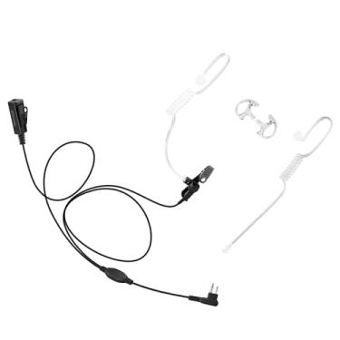 Imagem de Arrowmax ASK8510C-M1 Fone de ouvido PTT de 2 fios compatível com Motorola CP200D CP100D R2 DEP450 BPR40D CP200 CP185 BPR40 Yaesu FT-65 FT-25 FT-4X/V XiR P3688