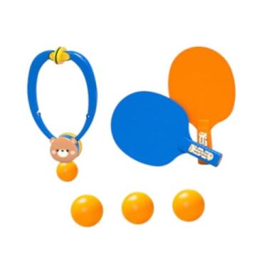 Imagem de Dynwave Pendurado tênis de mesa casa pai criança brinquedo pendurado bola de pingue-pongue treinamento auto treino para adolescentes equipamentos de, Azul