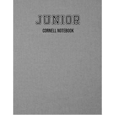 Imagem de Junior Cornell Notebook: Cornell Notes Template Note Taking System For Junior Third Year College High School University Student, Undergrads Gift (Large Size 8.5 x 11 & 150 Pages)