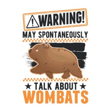 Imagem de Wombat Tagesplaner: Warning May spontaneously talk about Wombats/Kalender 2023 & 2024 / Wochenplaner Tagesplaner Planer/Planungsbuch To-Do-Liste / 6x9 Zoll / 100 ausfüllbare Seiten