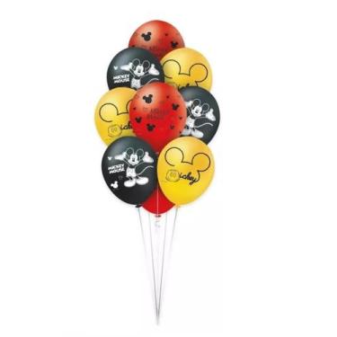 Imagem de 25 Balão Bexigas N9 Decoração Festa Mickey Mouse Disney - REGINA