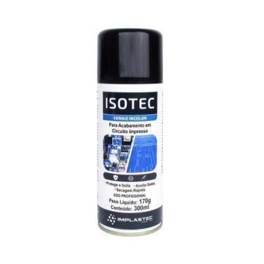 Imagem de Verniz Isotec Aerossol Incolor Implastec 170g 300m