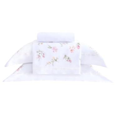 Imagem de Jogo de Cama Cetim 300 Fios Buddemeyer Vision Flora100% Algodão Penteado